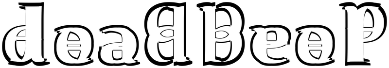 Ambigram for deadbeef in Constanb